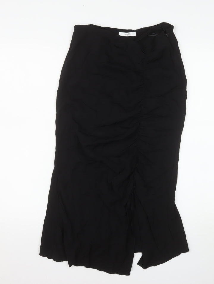 Lovechild 1979 Women's Black Midi Pencil Skirt Size 8 Stretch Viscose