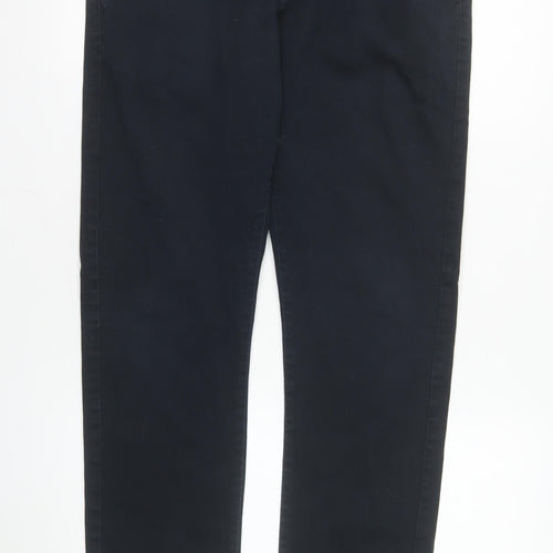 Enzo Jeans Men's Blue Slim Chino Trousers 34R Cotton Blend
