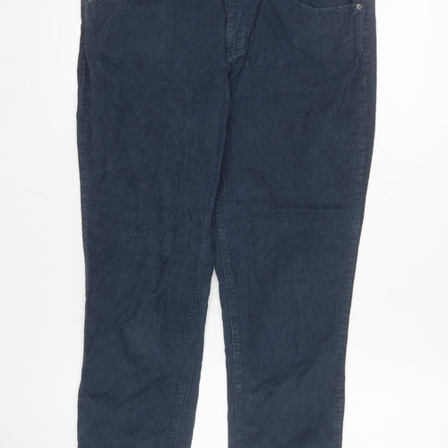 BDG Boys Blue Corduroy Slim Chino Trousers Size 30