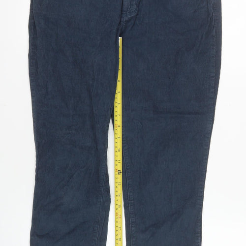 BDG Boys Blue Corduroy Slim Chino Trousers Size 30