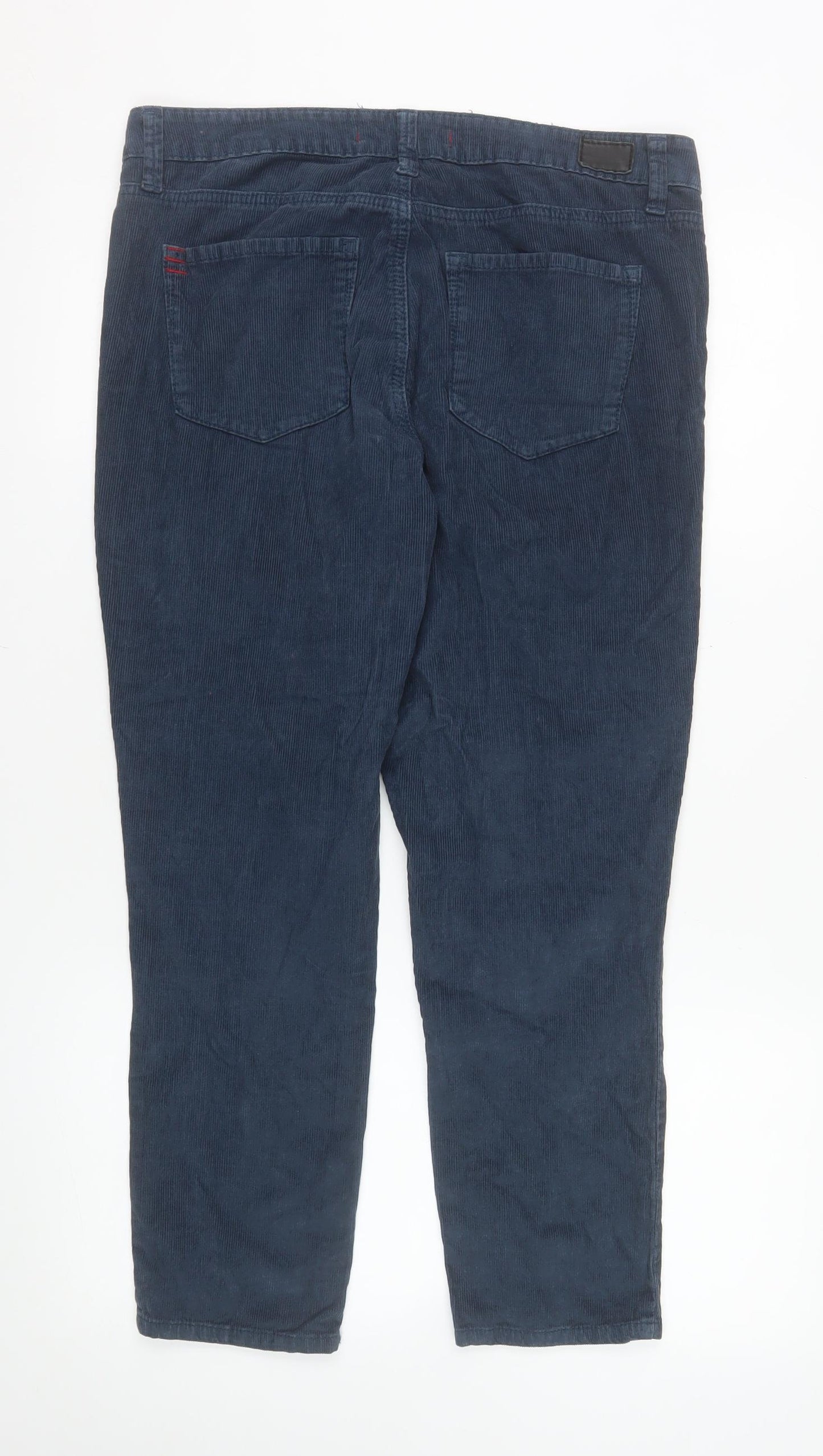 BDG Boys Blue Corduroy Slim Chino Trousers Size 30