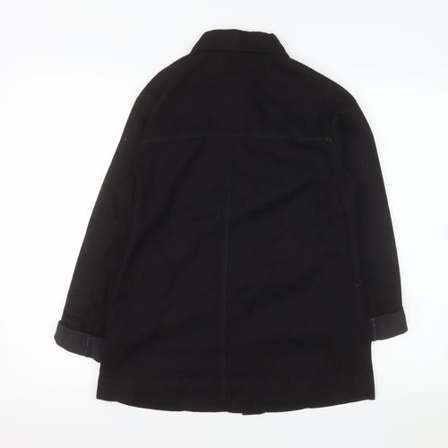 Band of Gypsies Women's Black Cotton Button Jacket Size 6