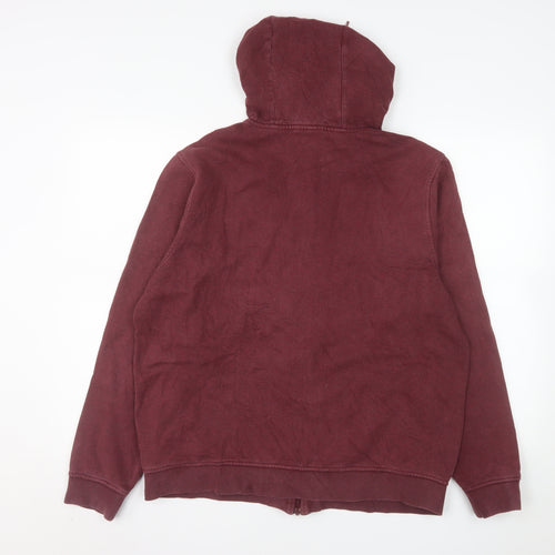 Lacoste Sport Men's Red XL Hooded Full Zip Jacket