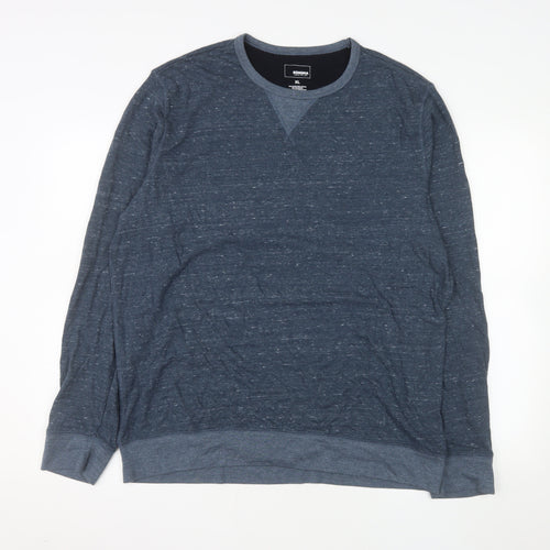 Sonoma Men's Blue Long Sleeve Crew Neck Casual Top XL