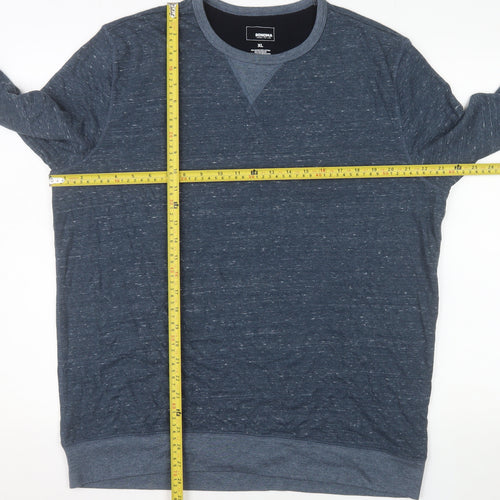 Sonoma Men's Blue Long Sleeve Crew Neck Casual Top XL