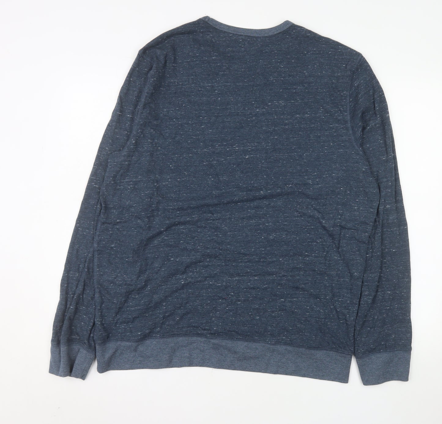 Sonoma Men's Blue Long Sleeve Crew Neck Casual Top XL