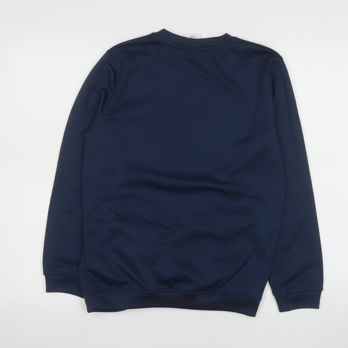 Joma Boys Navy Long Sleeve Crew Neck Athletic T-Shirt 2XS Polyester Football Top