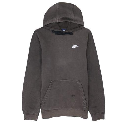 Nike Men's Brown Pullover Hoodie Small Regular Fit Fleece