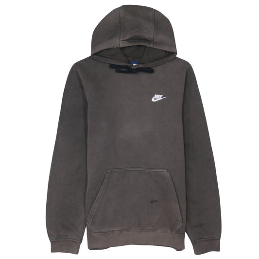 Nike Men's Brown Pullover Hoodie Small Regular Fit Fleece