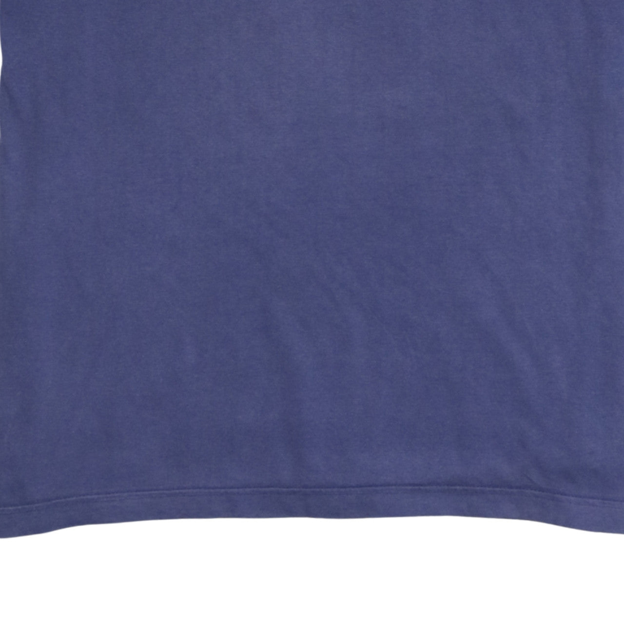Adidas Men Blue Crew Neck Short Sleeve Cotton T-Shirt Size L