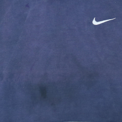 Nike Men's Blue Pullover Hoodie Small Regular Fit Sports Style