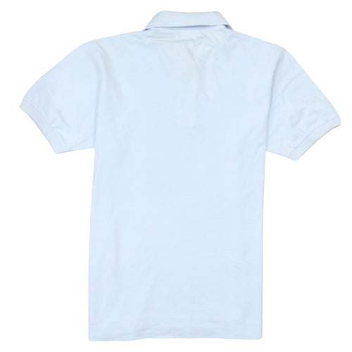Lacoste Mens Blue Cotton Short Sleeve Polo Shirt Size S
