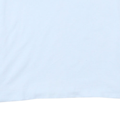 Lacoste Mens Blue Cotton Short Sleeve Polo Shirt Size S