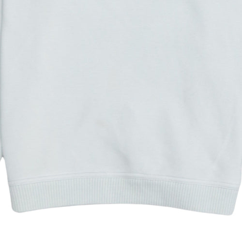FILA Boys White Logo Pullover Sweatshirt Age 12 Regular Fit Crew Neck