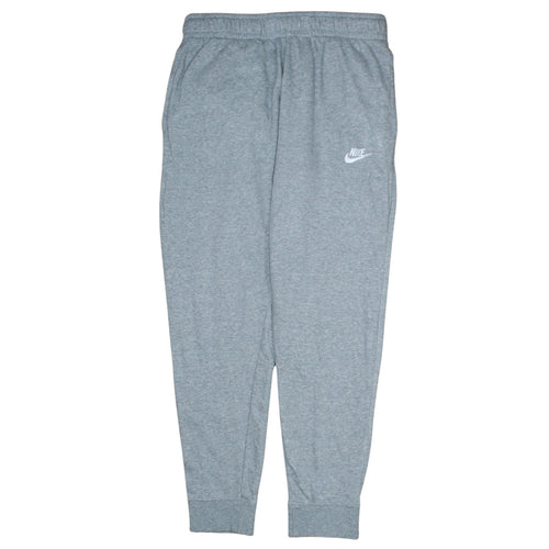 Nike Men's Grey Jogger Sweatpants S Regular Fit Elastic Waist