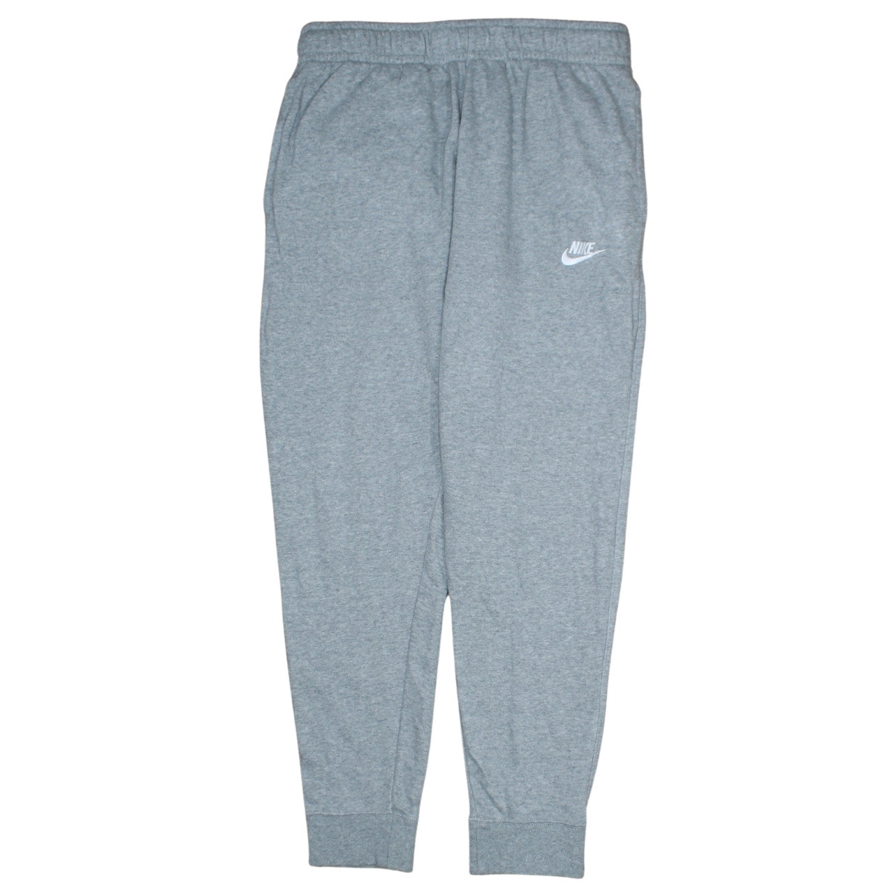 Nike Men's Grey Jogger Sweatpants S Regular Fit Elastic Waist