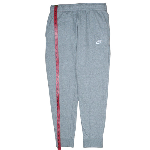 Nike Men's Grey Jogger Sweatpants S Regular Fit Elastic Waist