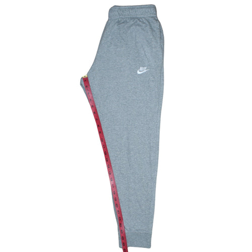 Nike Men's Grey Jogger Sweatpants S Regular Fit Elastic Waist
