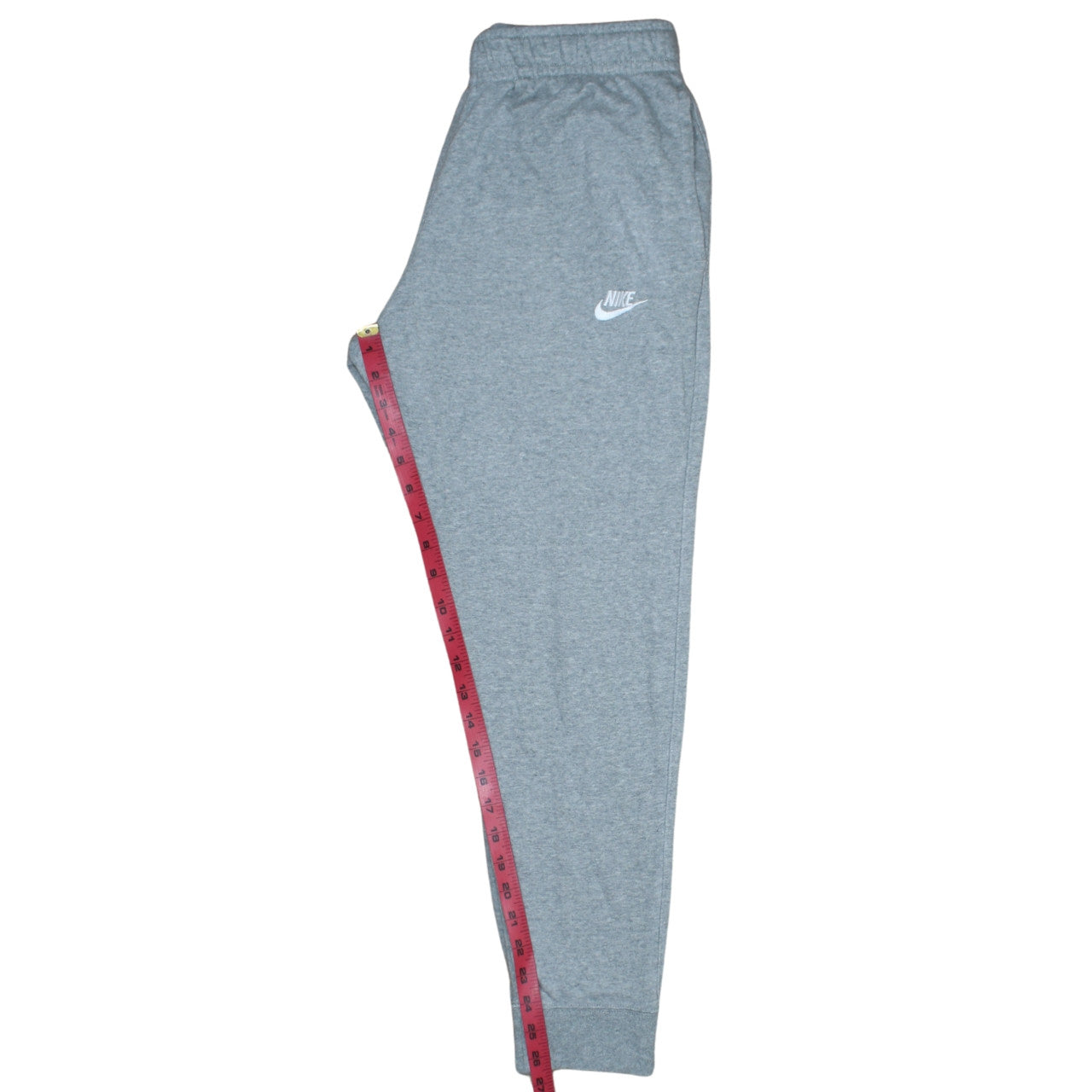 Nike Men's Grey Jogger Sweatpants S Regular Fit Elastic Waist