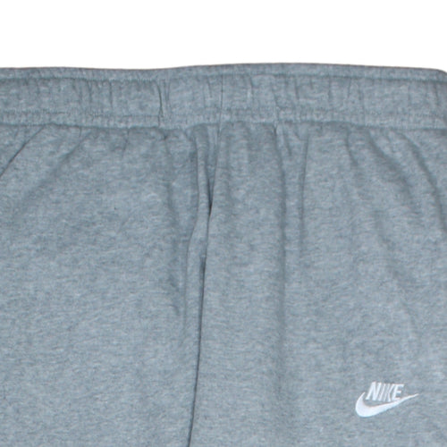 Nike Men's Grey Jogger Sweatpants S Regular Fit Elastic Waist