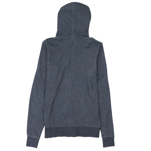 Nike Men's Grey Full Zip Hoodie Small Cotton Blend Fleece