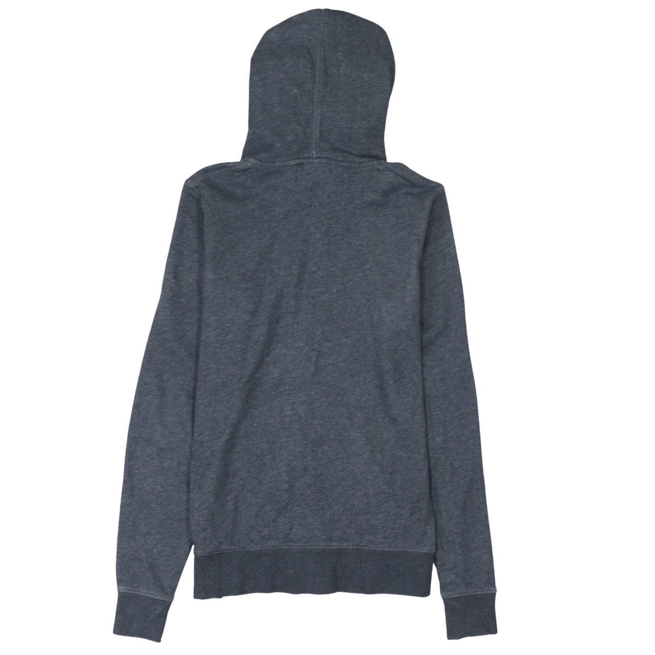 Nike Men's Grey Full Zip Hoodie Small Cotton Blend Fleece