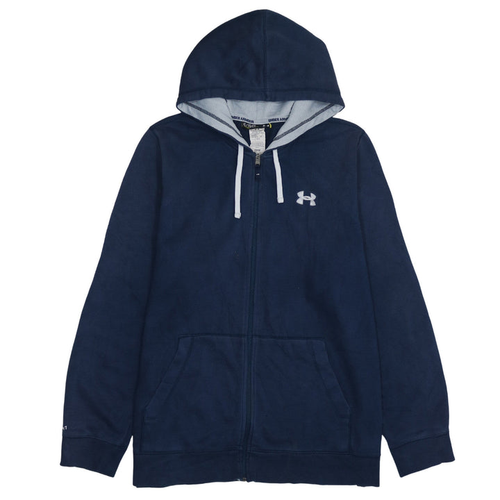 Under Armour Men's Blue Full Zip Hoodie XL Sports Fleece