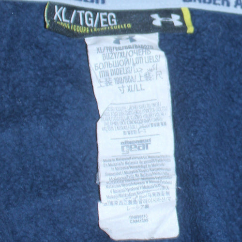 Under Armour Men's Blue Full Zip Hoodie XL Sports Fleece