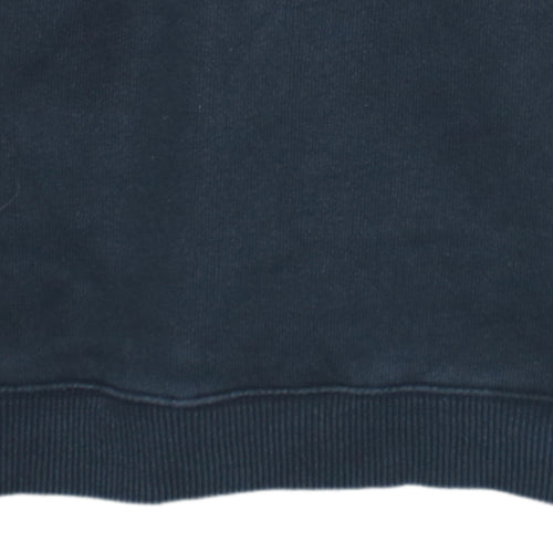 Tommy Jeans Men's Black Small Crew Neck Embroidered Sweatshirt