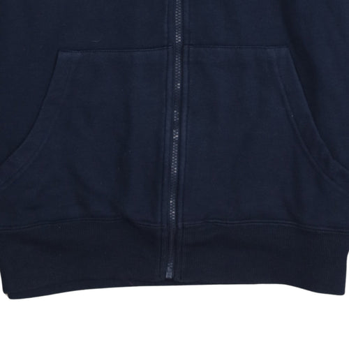 FILA Men's Blue Full Zip Hoodie Size M Logo Sportswear