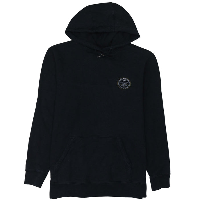 Vans Men's Black Medium Pullover Hoodie with Logo Graphic