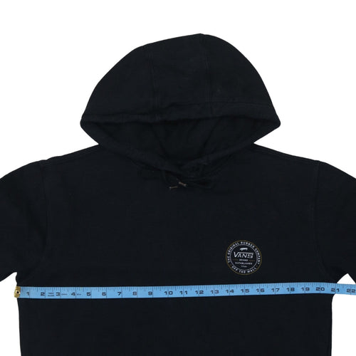 Vans Men's Black Medium Pullover Hoodie with Logo Graphic