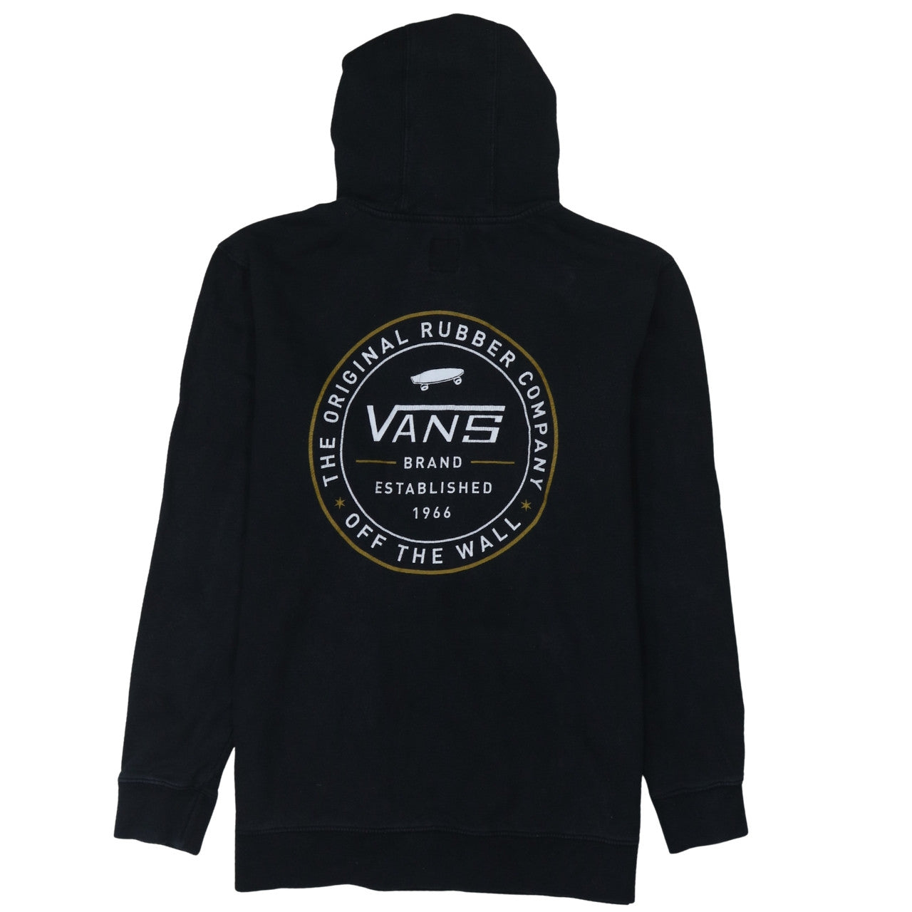 Vans Men's Black Medium Pullover Hoodie with Logo Graphic