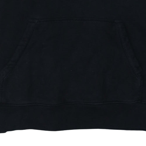 Vans Men's Black Medium Pullover Hoodie with Logo Graphic