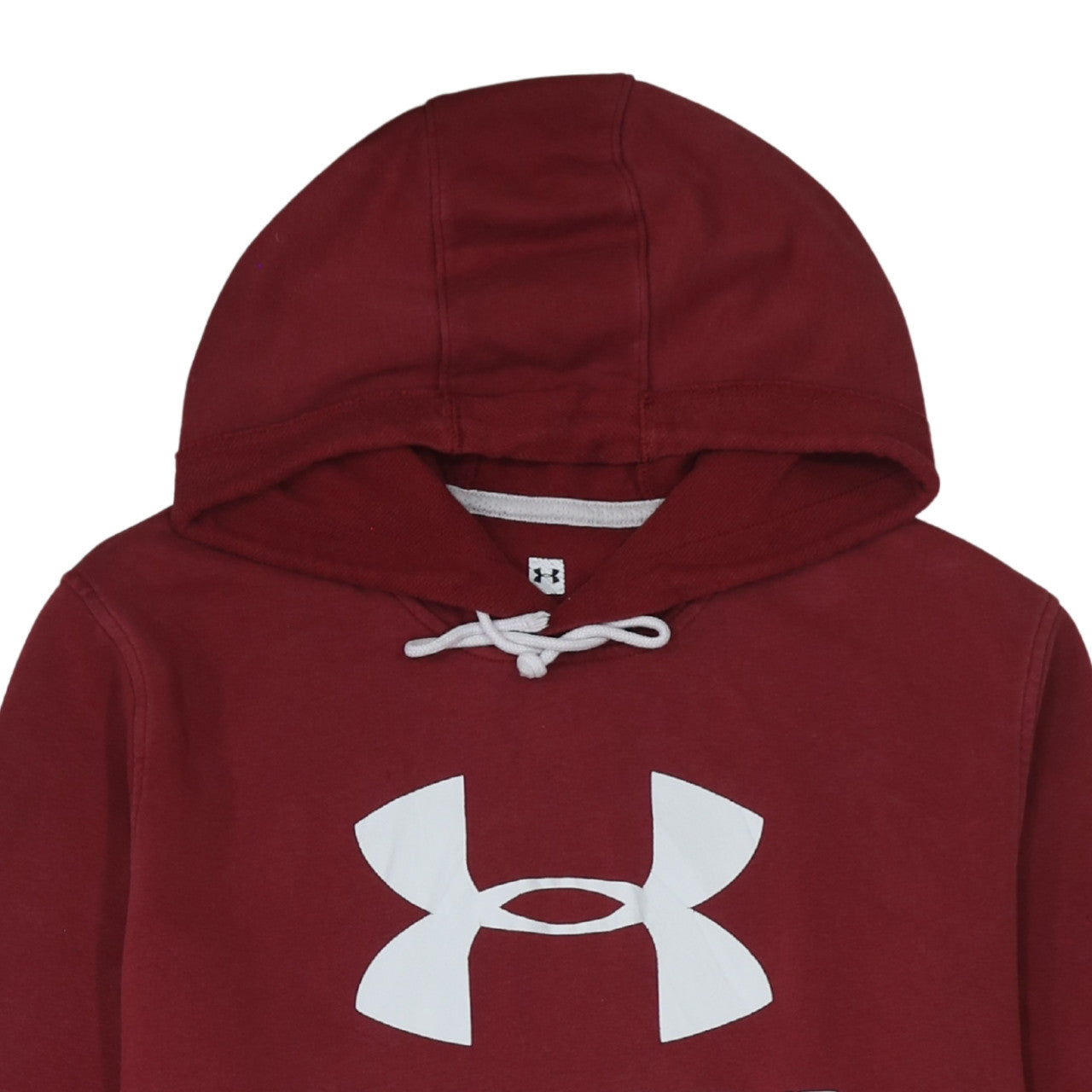 Under Armour Men’s Red Pullover Hoodie Size L Logo Sportswear
