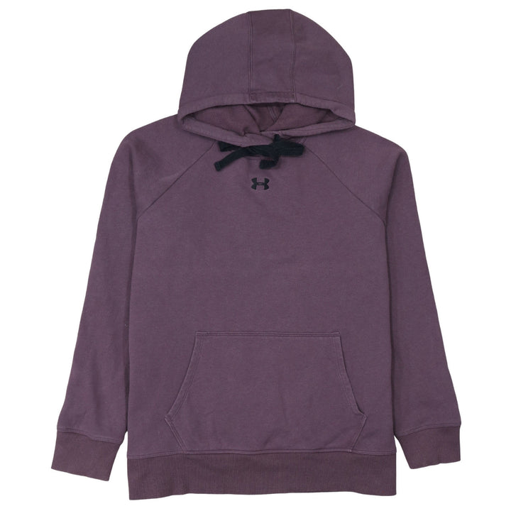 Under Armour Womens Purple Pullover Hoodie Size L Loose Fit