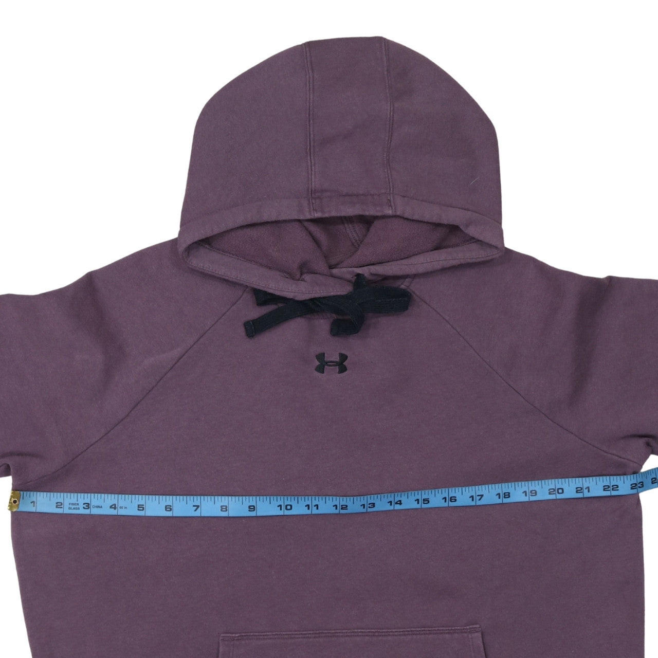 Under Armour Womens Purple Pullover Hoodie Size L Loose Fit