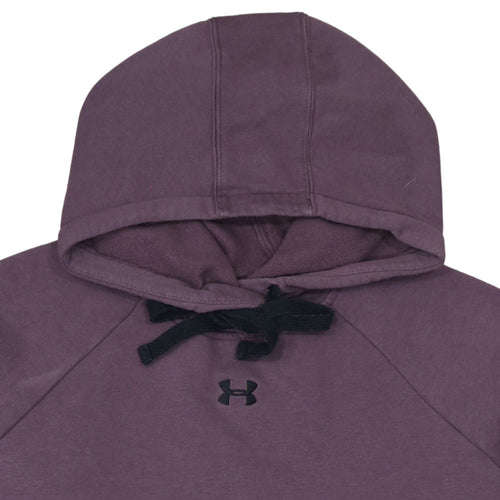 Under Armour Womens Purple Pullover Hoodie Size L Loose Fit