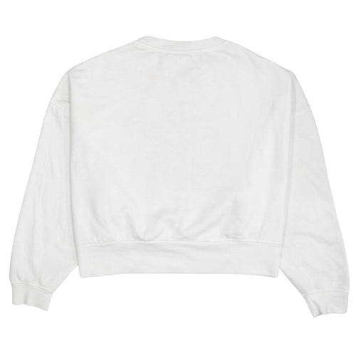 Disney Primark Women White XL Pullover Sweatshirt Mickey & Pluto Christmas