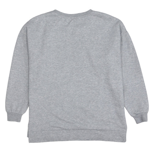 Disney Women Grey Mickey Mouse Graphic Pullover Sweatshirt Size S