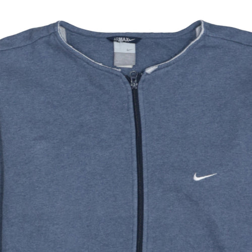 Nike Air Max Women Blue Full Zip Track Jacket Size L
