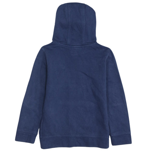 Nike Boys Blue Pullover Hoodie 6-7 Years Classic Fleece Sweatshirt