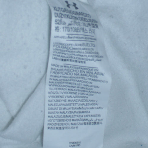 Under Armour Womens White XL Pullover Hoodie Loose Fit Logo Sweatshirt