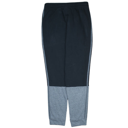 Adidas Men's Black Grey Jogger Trousers Size M Colourblock Activewear