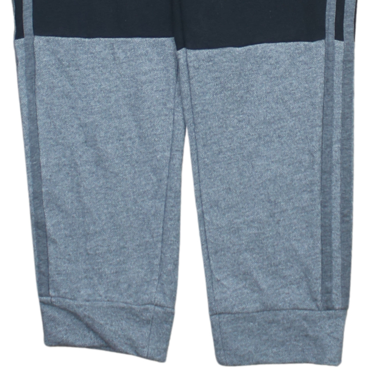 Adidas Men's Black Grey Jogger Trousers Size M Colourblock Activewear