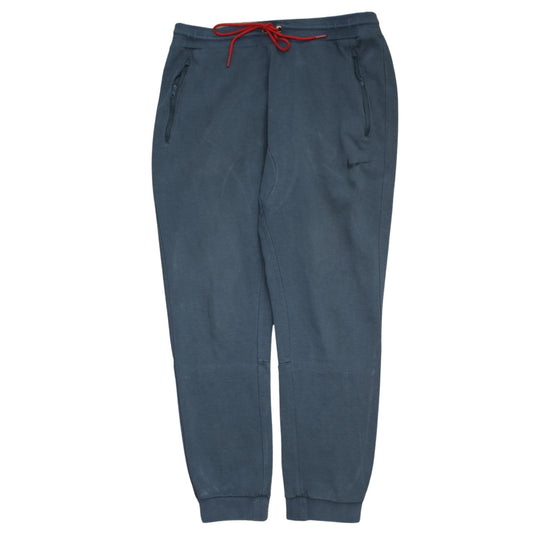 Nike Men's Blue Jogger Sweatpants M Regular Fit Zip Pockets