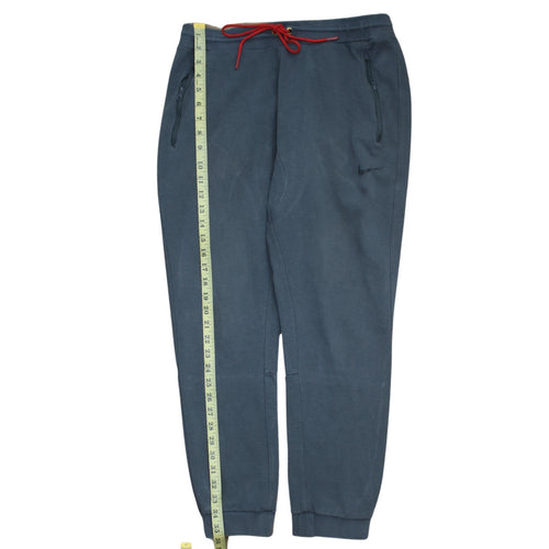 Nike Men's Blue Jogger Sweatpants M Regular Fit Zip Pockets