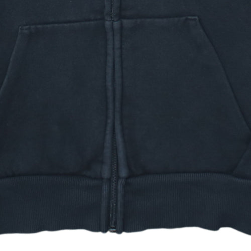 Puma Womens Black Size 12 Full Zip Hoodie Sweatshirt