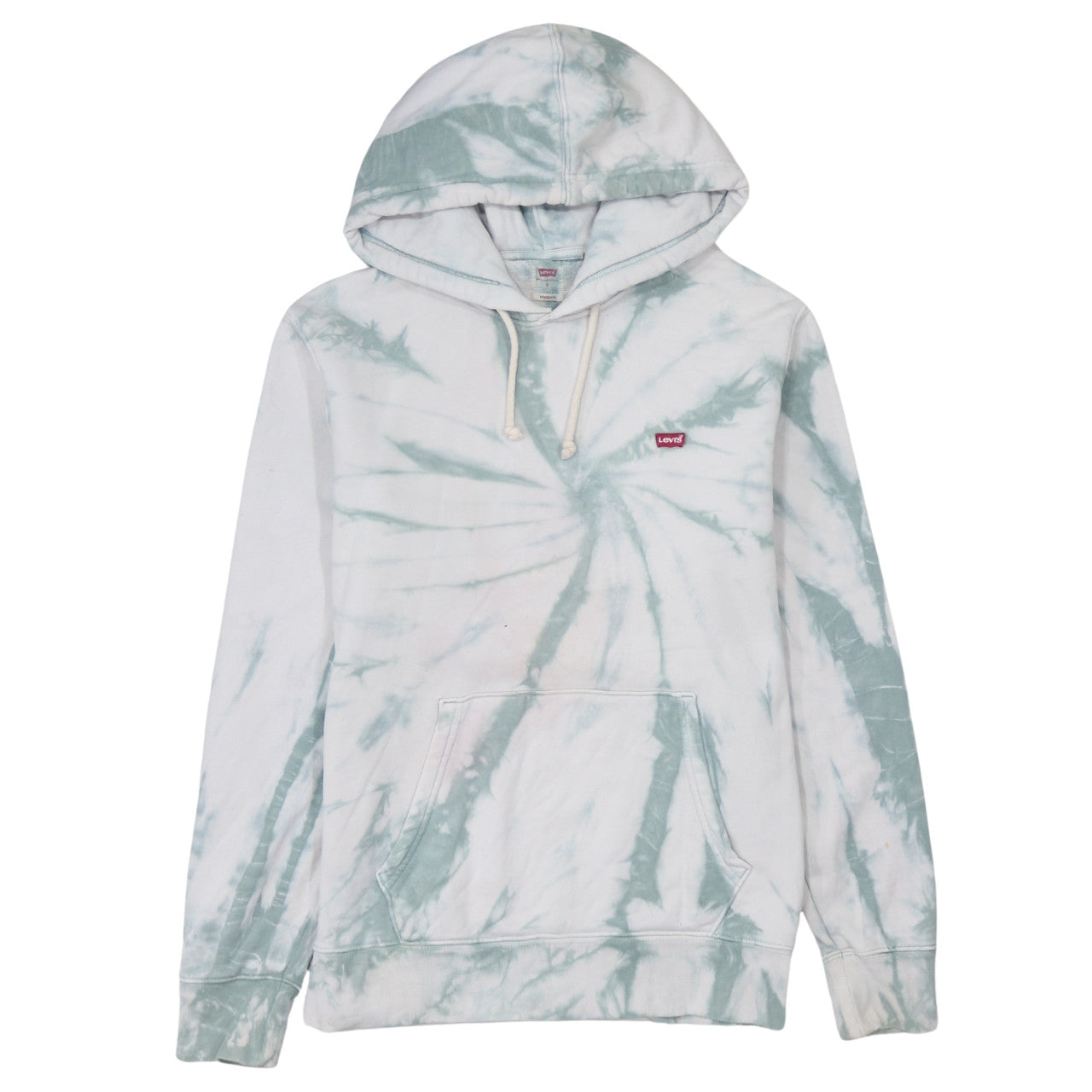Levi's Men's White Tie Dye Pullover Hoodie Size S