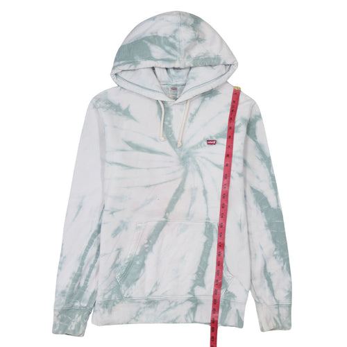 Levi's Men's White Tie Dye Pullover Hoodie Size S